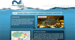 Desktop Screenshot of netunoaquarium.com.br